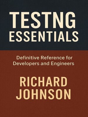 cover image of TestNG Essentials